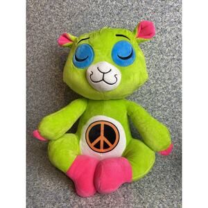 16” Neon Green Meditation Yogimals Soft Plush Yoga Zen Peace
